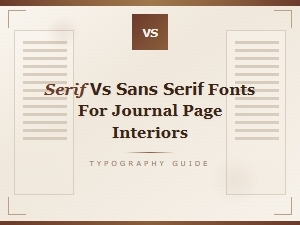 Serif vs Sans Serif Fonts for Journal Page Interiors